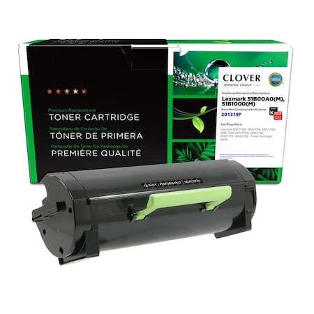 Clover Imaging Group Remanufactured MICR Toner Cartridge, Lexmark MS317/MS417/MX317/MX417 201319P